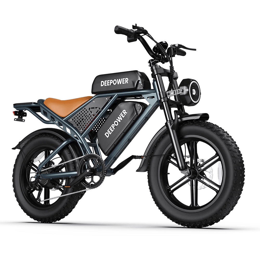 DEEPOWER S7 - Pro 1500W 7 - Speed Fat Tire Mountain E - Bike - The Wright Bikes